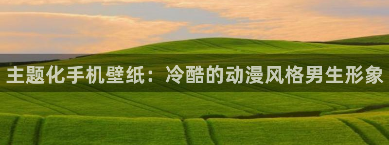 age漫画网：主题化手机壁纸：冷酷的动漫风格男生形象